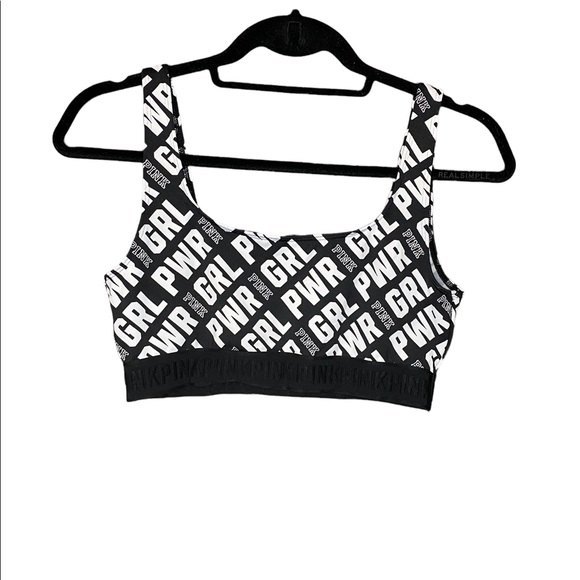 ⭐️ Victoria’s Secret Pink Lightly Lined Sports Bra Size medium - Picture 2 of 5